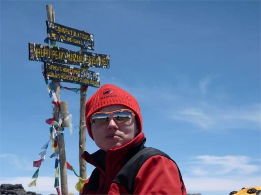 Am Uhuru Peak