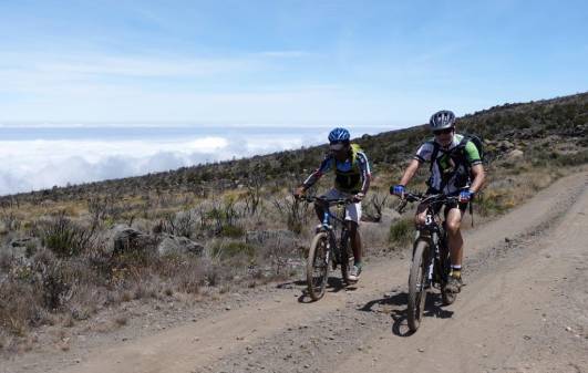 Ankunft an den Horombo Hütten über