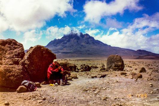 4.Tag: Rast auf dem Kibo Saddle