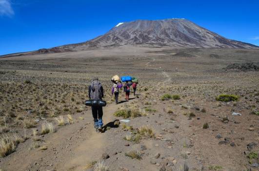 Der Weg zur Kibo Hut