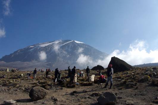 Aufbruch vom Karanga Camp