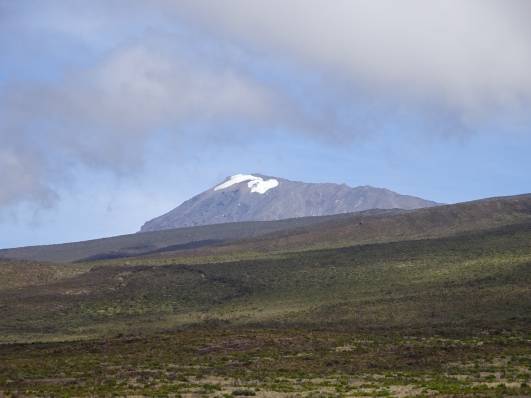 Kibo mit Rebmann-Gletscher