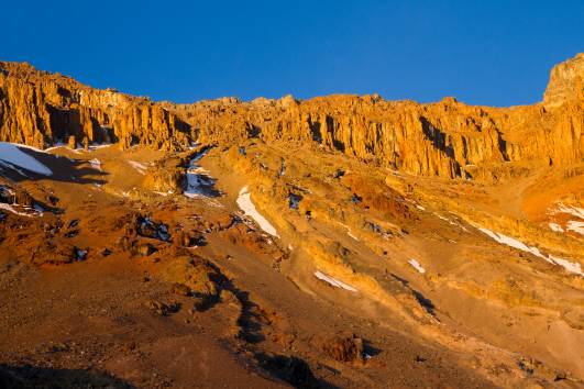 Western Breach, vor Sonnenuntergang