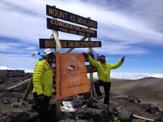 Vorbereitung - am Uhuru Peak