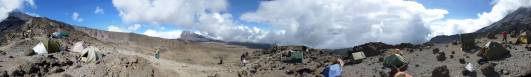 Panorama Barafu Camp inkl. Mawenzi