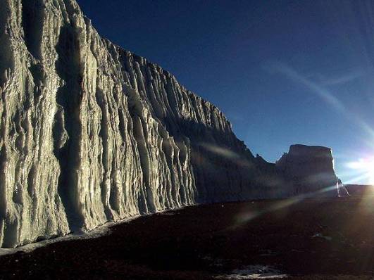Gipfelgletscher des Mt.Kilimanjaro