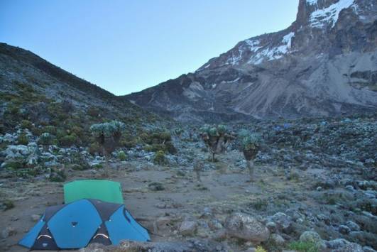 Unsere Zelte im Barranco Camp