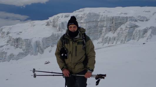 vor dem Rebmann-Gletscher