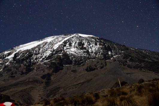 Sternenhimmel über dem Kibo, 21:00