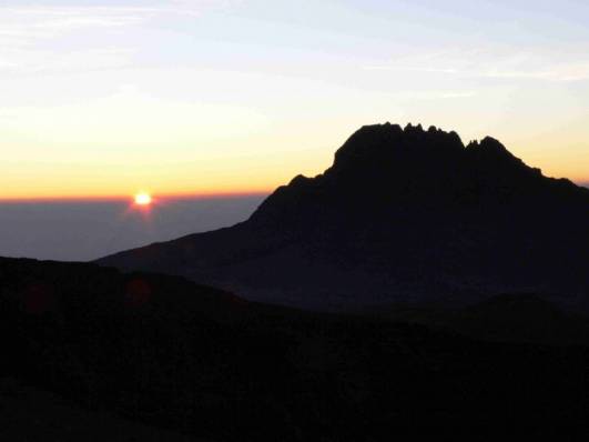 Gipfeltag, morgens um 6 Uhr