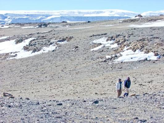 Spaziergang im Krater