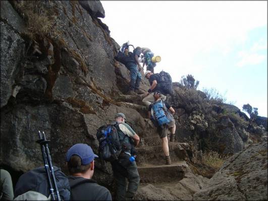 Porter auf dem Track