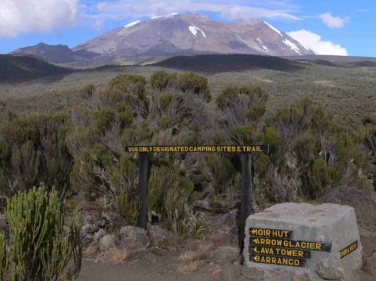 Zwischen Shira Camp´s 1 und 2