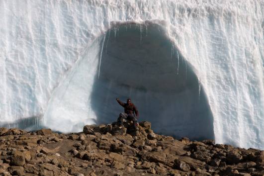 Eisgrotte am 22.7.2014