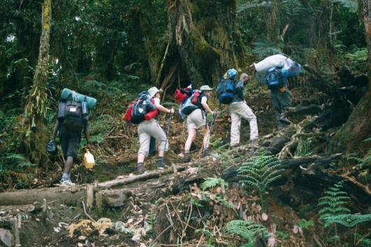 Beginn des Aufstiegs