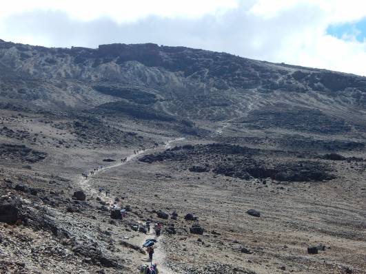 Richtung Barafu Camp