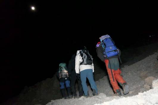 Der Vollmond gibt alles, wir auch ...