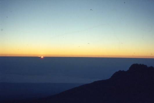 Sonnenaufgang am  Mawenzie