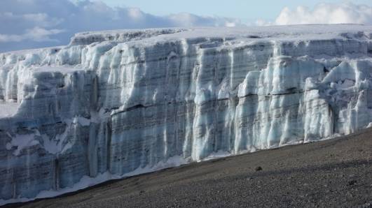 Gletscher am Gipfel Kilimanjaro