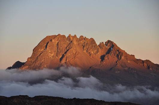 Mawenzi im Abendlicht