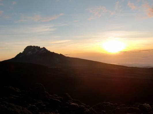 Mawenzi im Sonnenaufgang