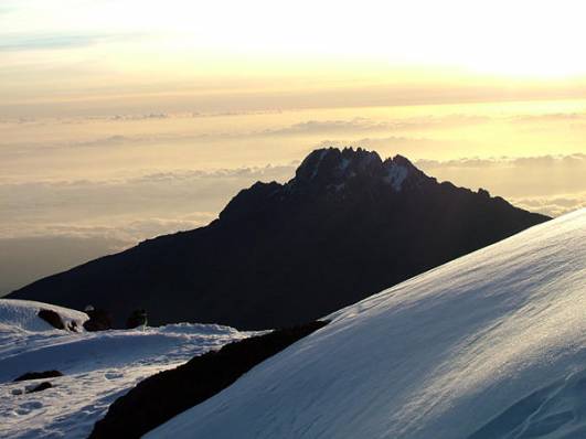 Sonnenaufgang mit Mawenzi