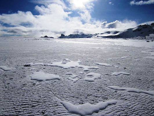 Sonne über dem Stella Point