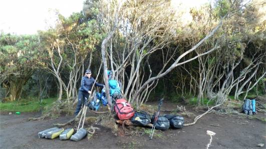 letztes Camp - Miriakamba Hut
