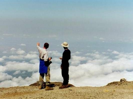 Oberhalb der Barranco Wall