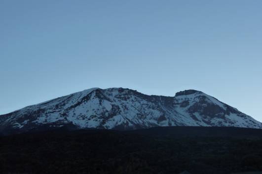 Aussicht vom Shira 2 Camp