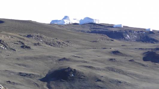 Stufengletscher vom Gipfel aus