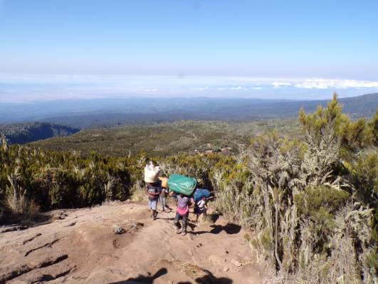 Die wahren Helden am Berg...