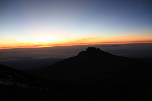 Mawenzi bei Sonnenaufgang