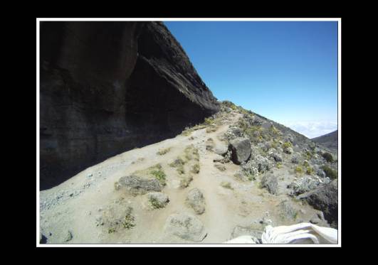 Letzter Aufstieg zum KarangaCamp