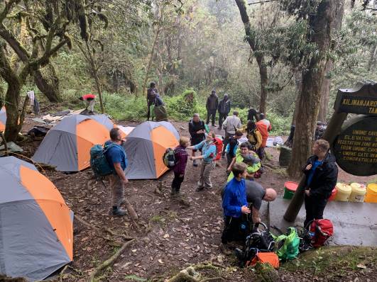 Umbwe Cave 2800m Camp 1