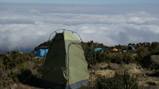 Toilettenzelt Horombo Hut
