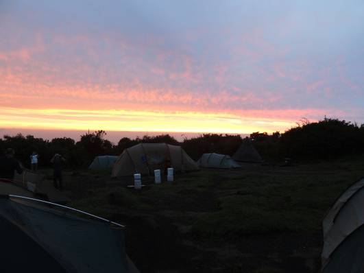 Simba Camp morgens