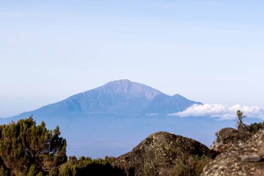 33 Karanga Camp, Blick Mt. Meru