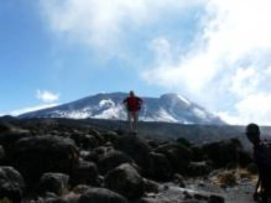 Blick auf den Gipfel