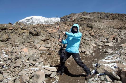 Rückweg zum Barafu Camp