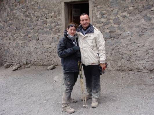 Zurück an der Kibo-Hütte