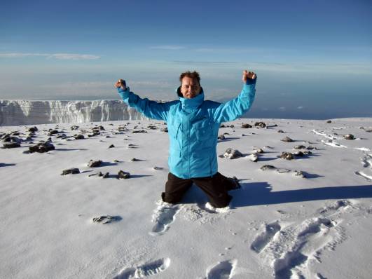 Oben auf dem Uhuru Peak