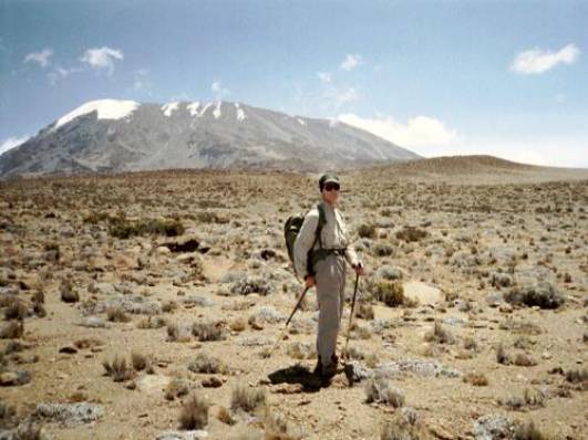 Auf dem Trail zur Kibo Hut