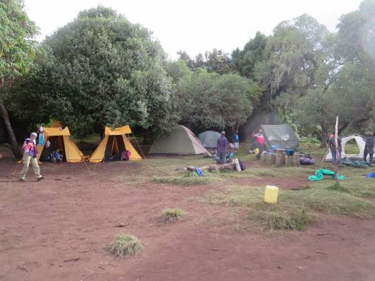 Sekimba-Camp auf 2670 m