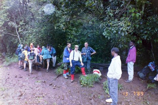 1.Tag: Rast im Regenwald