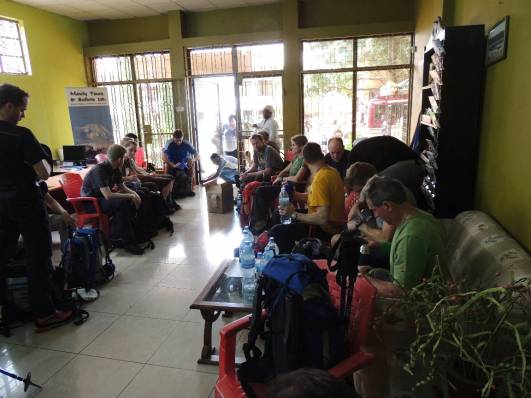 Im *Callroom* bei Mauly-Tours