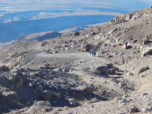 Zwischen Stella Point und Barafu