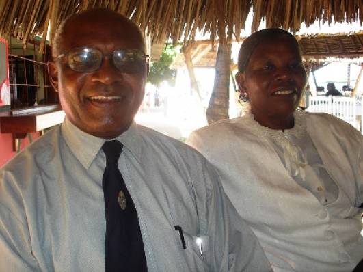 Lt Colonel Nyirenda and his wife