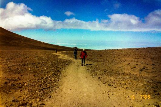 4.Tag: Trail über den Kibo Saddle