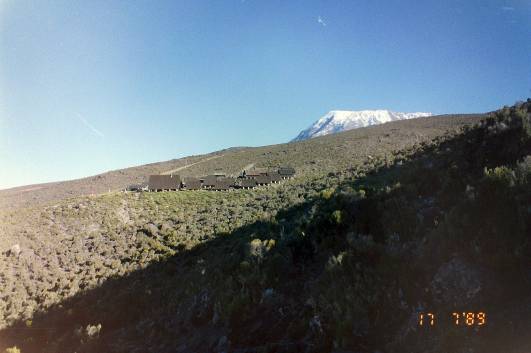 6.Tag: Sicht zurück auf Horombo